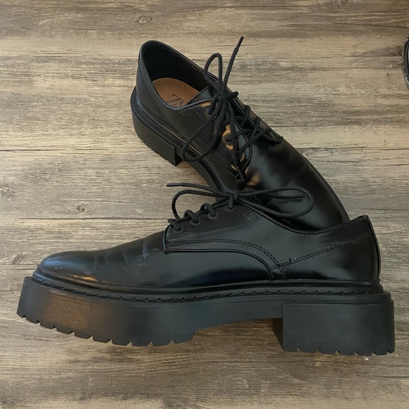 Zara Platform Oxfords - Picture 2 of 4